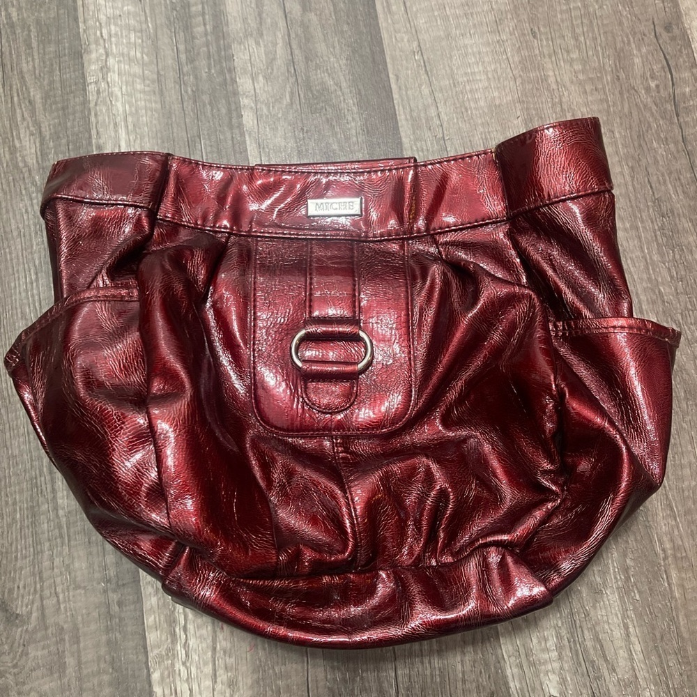 MICHE metallic red shiny Whimsigoth classy replacement bag Y2K Lagenlook NWOT